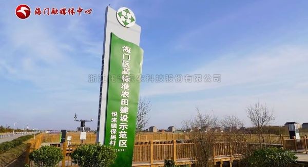 江蘇海門高標準農田樣板區，智慧化監管守護千畝良田