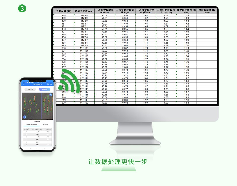 水稻整穗考種測量係統 水稻整穗考種測量係統